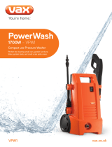 Vax PowerWash 1700w Total Home Owner's manual
