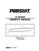 PURSUIT 22 KODIAK Owner's manual