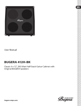 Bugera 412H-BK User manual