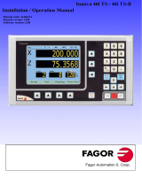 Fagor DRO 40i - TS Owner's manual