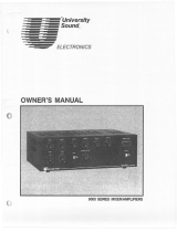 Electro-Voice 9000 Series Owner's manual