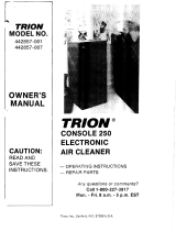 Trion 442857-001 Owner's manual