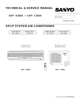 Sanyo SAP–C302A Technical & Service Manual