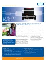 HID iClass SE R10 Terminal Reader Black - 900NTNTEK00000 User manual