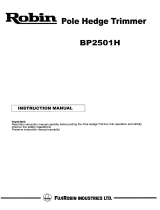 Robin BP2501 Owner's manual