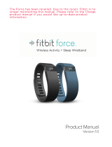 Fitbit Force User guide