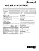 Honeywell Home TH6210U2001 Specification