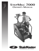 Stairmaster 7000PT StepMill User manual