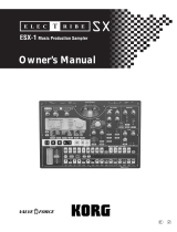 Korg ELECTRIBE-SX Owner's manual