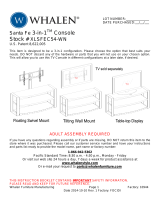 Whalen 3-in-1 TV Stand User manual