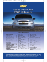Chevrolet Uplander 2008 User guide