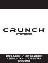 Crunch CRS Owner's manual