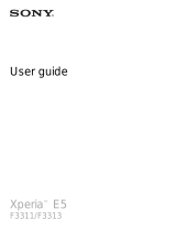 Sony Xperia E5 User guide