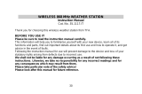 TFA Radio-controlled Weather Station QUANTIA User manual