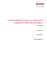 Avago LSI SAS 9300-8e PCI Express to 12Gb/s Serial Attached SCSI (SAS) Host Bus Adapter User manual