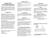MORLEY PDW-NV Owner's manual