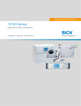 SICK S700 Series - Extractive Gas Analyzers Operating instructions