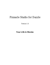 Avid Pinnacle Studio for Dazzle Owner's manual