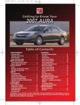 Saturn AURA 2007 User guide