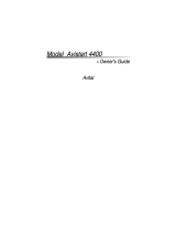 Avital 4400 User manual