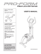 Pro-Form PFEVEL73908.0 User manual