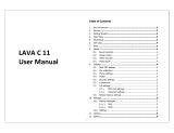 Lava C C11 User manual