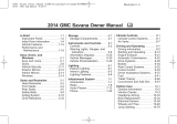GMC 2014 Savana Passenger Owner's manual