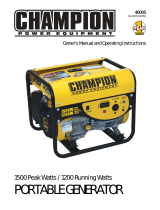 Champion 40005 User manual