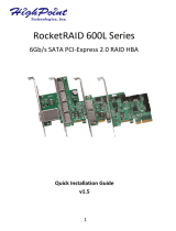 Highpoint RocketRAID 620 Quick Installation Guide