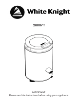 White Knight 28007T User manual