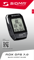 Sigma Sport ROX Series ROX 7.0 GPS Owner's manual