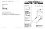 Pro-Form 570V User manual