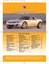 Saturn Sky 2008 User guide