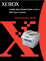 Xerox WORKCENTRE PE16 User manual