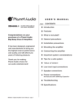 Boss Audio Systems BB4000.1 User manual