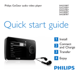 Philips GoGear SA5225BT Quick start guide