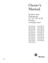 GE ZGG27L20C2SS User manual