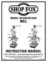 Grizzly Shop fox M1009 Owner's manual