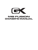 Gallien-Krueger MB Fusion 500 Owner's manual