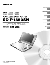 Toshiba SD-P1850SN User manual