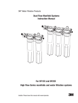 3M High Flow Series Replacement Cartridge Kit, Model CARTPAK DF290-CL, 5613807 Operating instructions