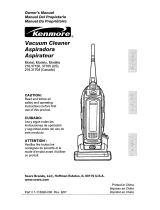 Kenmore 37105 - Bagged Upright Owner's manual