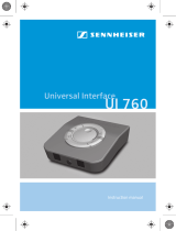 Sennheiser UI 760 User manual