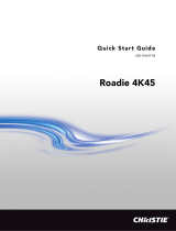 Christie Roadie 4K45 User manual