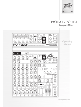 Peavey PV 10 AT 10 Channel Compact Mixer Owner's manual