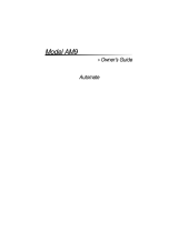 Python Automate AM9 Owner's manual