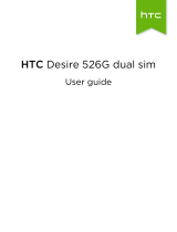 HTC Desire 526G+ dual sim User manual