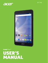 Acer Iconia One 7 B1-780 User manual