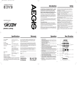 Acoustic Energy Aegis Sub User manual