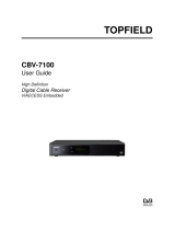 Topfield CBV-7100 User manual
